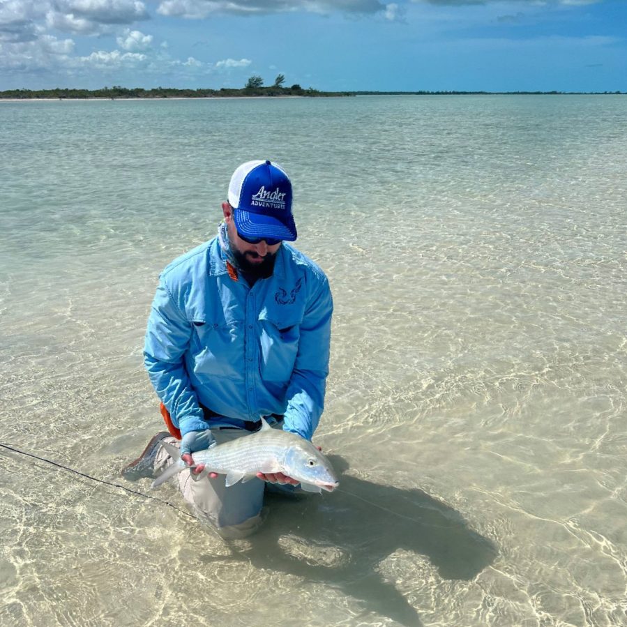 Evan Mangrove Cay Bahamas Bonefishing Angler Adventures